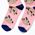 Sloth Socks | Bamboo Socks | Salmon Socks | Sleepy Socks - Sprouts of Bristol