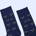 Small Motif Bee Bamboo Socks - Sprouts of Bristol