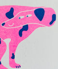 Spotty Dog Riso Greetings Card - Sprouts of Bristol