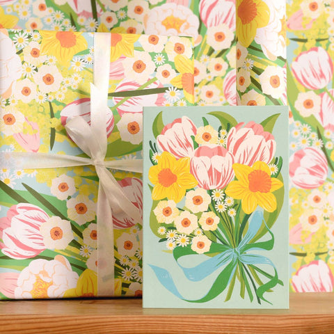 Spring Bouquet | Everyday greetings card | Floral - Sprouts of Bristol