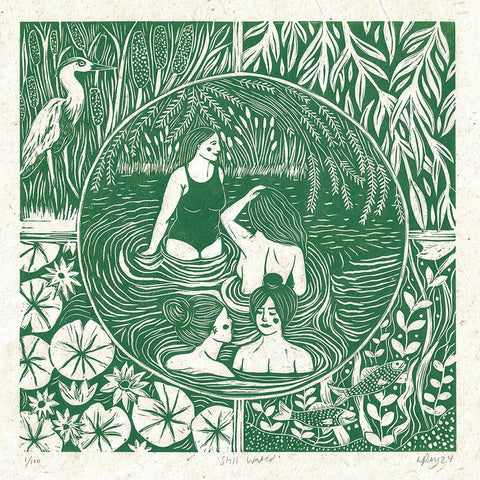 Still Water Greetings Card - Sprouts of Bristol