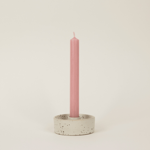 Stone Speckle 7/8” Candle Holder - Sprouts of Bristol