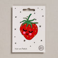 Strawberry Iron on Patch - Sprouts of Bristol