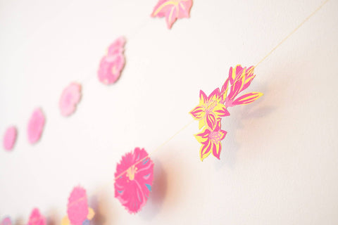 Summer Garden Sewn Garland - Sprouts of Bristol