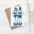 Swim Friends Greetings Card - Sprouts of Bristol