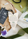 Syngonium ‘Mojito’ Wooden Decoration [Beneath the Canopy RHS Collab] - Sprouts of Bristol