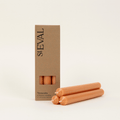 Terracotta Orange - St Eval Church Dinner Candle - Sprouts of Bristol