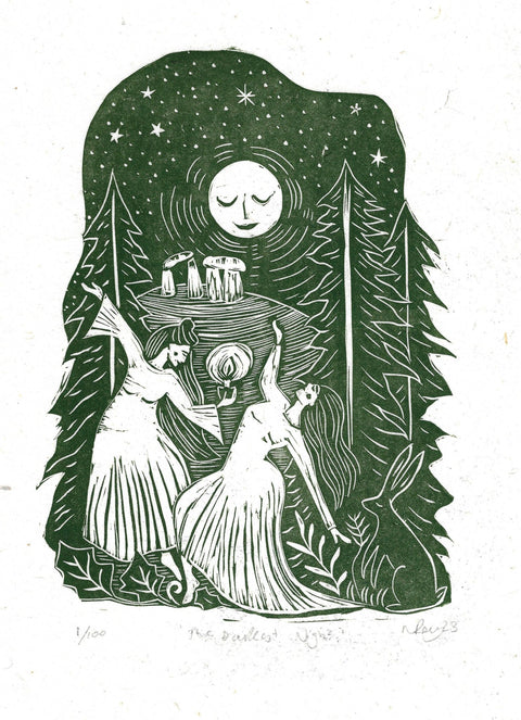 The Darkest Night Greetings Card - Sprouts of Bristol