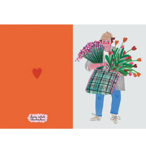 THE FLOWER GUY card - Sprouts of Bristol