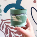 The Orchid Bee Jesmonite Mini Pot [Beneath the Canopy RHS Collab] - Sprouts of Bristol