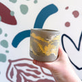 The Yellow - Footed Tortoise Jesmonite Mini Pot [Beneath the Canopy RHS Collab] - Sprouts of Bristol
