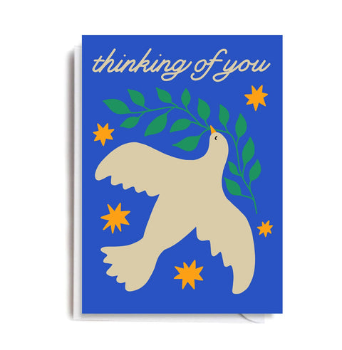 THINKING OF YOU Greetings Card - Sprouts of Bristol