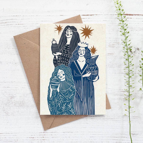 Three Wise Women Greetings Card - Sprouts of Bristol