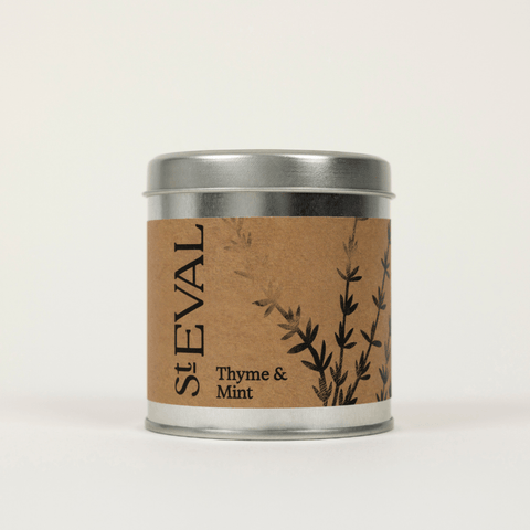 Thyme & Mint Scented Tin Candle - Sprouts of Bristol