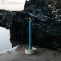 Tidepool Blue - St Eval Church Dinner Candle - Sprouts of Bristol