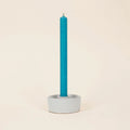 Tidepool Blue - St Eval Church Dinner Candle - Sprouts of Bristol