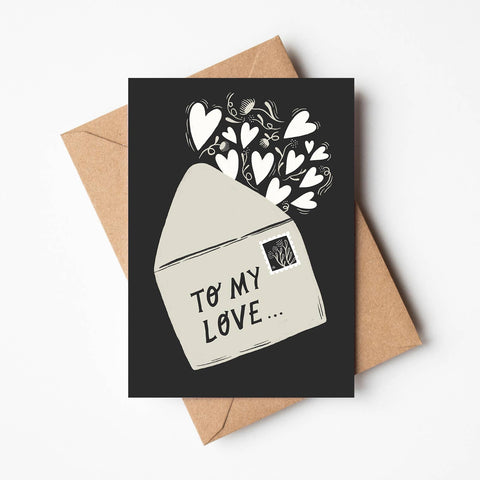'To My Love' Valentine's Card - Sprouts of Bristol