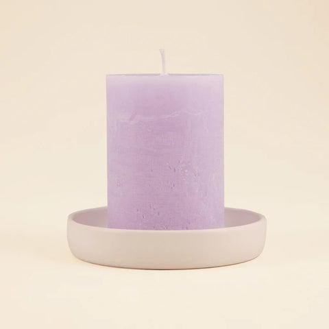 Tranquillity Fragranced Coloured Pillar - Sprouts of Bristol