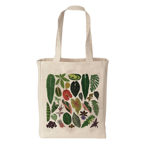 Tropical Houseplants Canvas Tote Bag [Beneath the Canopy RHS Collab] - Sprouts of Bristol