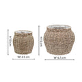 Tula Tapered Seagrass Planter - Sprouts of Bristol