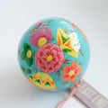 Turquoise Flowers Bauble - Sprouts of Bristol