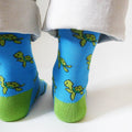 Turtle Socks | Bamboo Socks | Aqua Blue Socks | Ocean Socks - Sprouts of Bristol