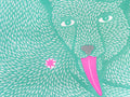 Wet Ass Penelope – Riso Cat Art Print - Sprouts of Bristol