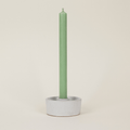 White Speckle 7/8” Candle Holder - Sprouts of Bristol