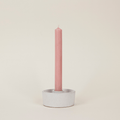 White Speckle 7/8” Candle Holder - Sprouts of Bristol