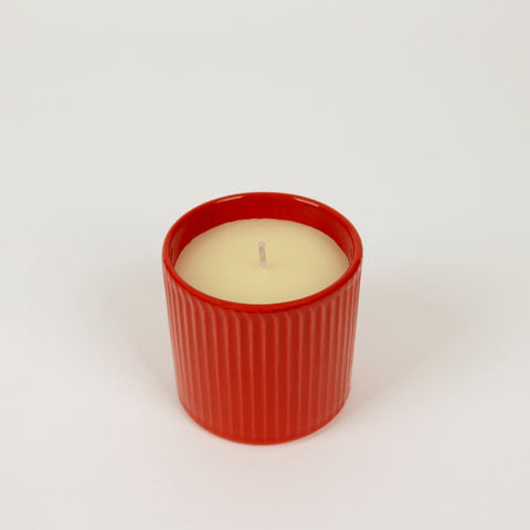 Wild Rhubarb Candle in Ceramic Artist Pot - Sprouts of Bristol