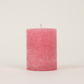 Wild Rhubarb, Scented Coloured Pillar Candle - Sprouts of Bristol