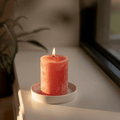 Wild Rhubarb, Scented Coloured Pillar Candle - Sprouts of Bristol