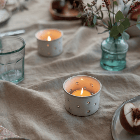Wild Rhubarb Scented Tealights - Sprouts of Bristol