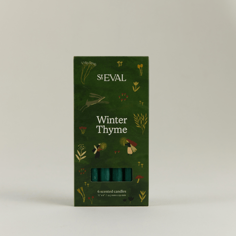 Winter Thyme Mini Fragranced Festive Candles - Sprouts of Bristol