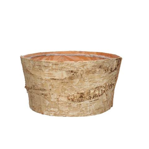 Wood Birch Bark Bowl Planter Hire – Various Sizes - Sprouts of Bristol