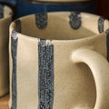 Woolstone Striped Mugs in Ink Blue - Sprouts of Bristol