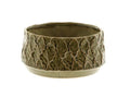 Zaria Bowl Planter – Olive Green Ceramic - Sprouts of Bristol