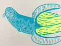 Banana Seal Riso Art Print - Sprouts of Bristol