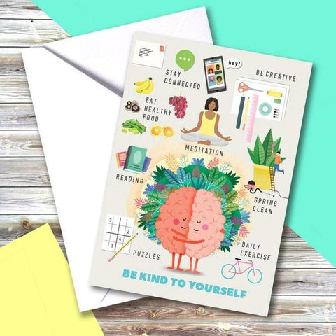 Be Kind to Yourself Greeting Card by Snippet - Sprouts of Bristol