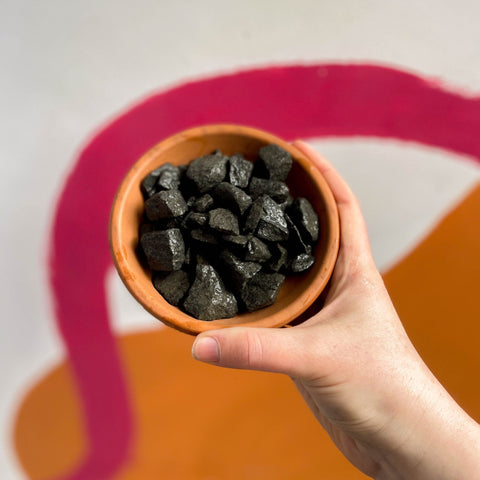 Black Basalt Stones 16-22mm / 200g - Terrarium Supplies - Sprouts of Bristol