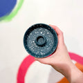 Blue & White Terrazzo Jesmonite Candle Basin Holder - Sprouts of Bristol