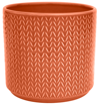 Chevron Planter in Sienna - Sprouts of Bristol