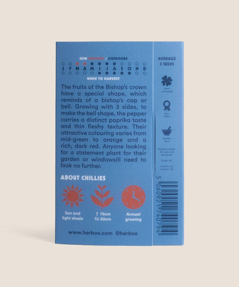 Chilli 'Bishop's Crown' Seeds - Sprouts of Bristol