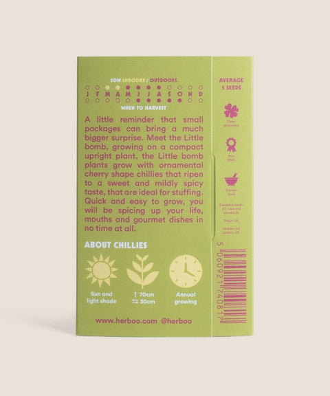 Chilli 'Little Bomb' Seeds - Sprouts of Bristol
