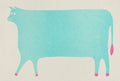 Cow Riso Greetings Card - Sprouts of Bristol