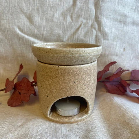 Cream Ceramic Wax Melt Burner - Sprouts of Bristol