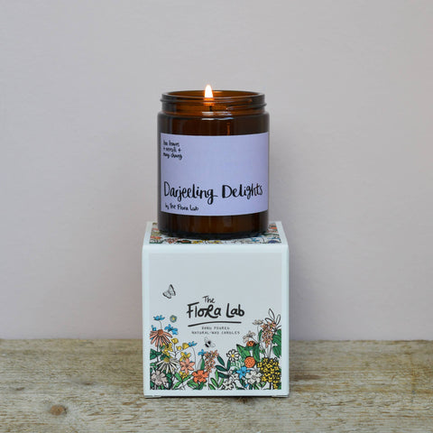 Darjeeling Delights Natural-Wax Candle - Sprouts of Bristol