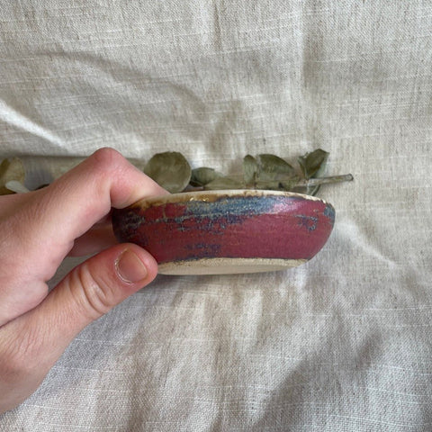 Dark Pink Ceramic Wax Melt Burner - Sprouts of Bristol