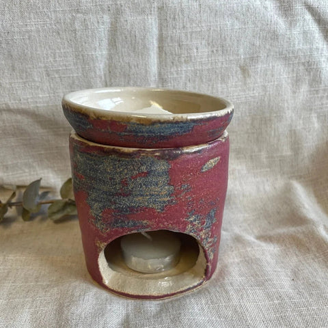 Dark Pink Ceramic Wax Melt Burner - Sprouts of Bristol