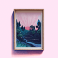 Dawn Chorus Illustrated Print - Sprouts of Bristol